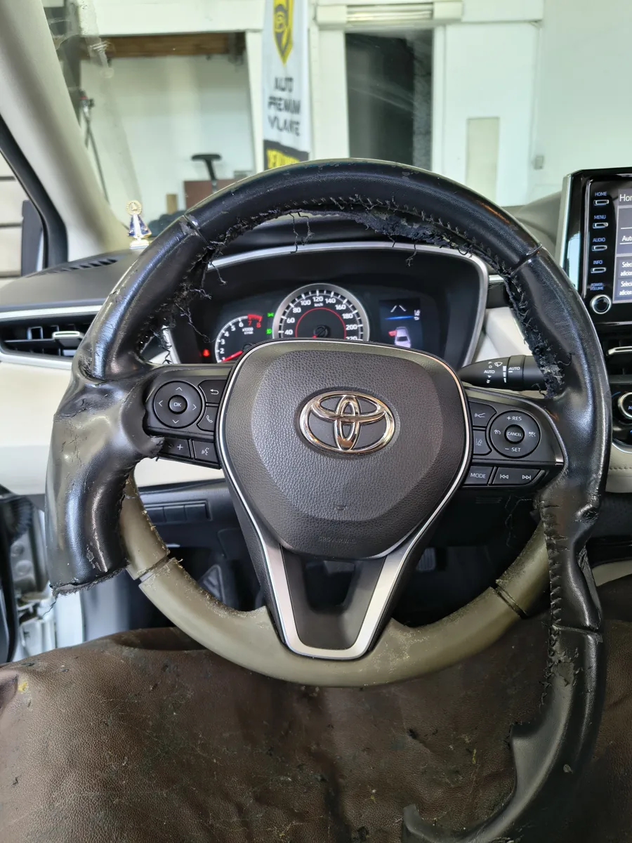 Corolla · Antes do revestimento