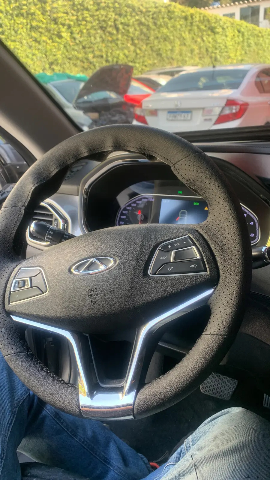 Volante Chery Tiggo 5 revestido