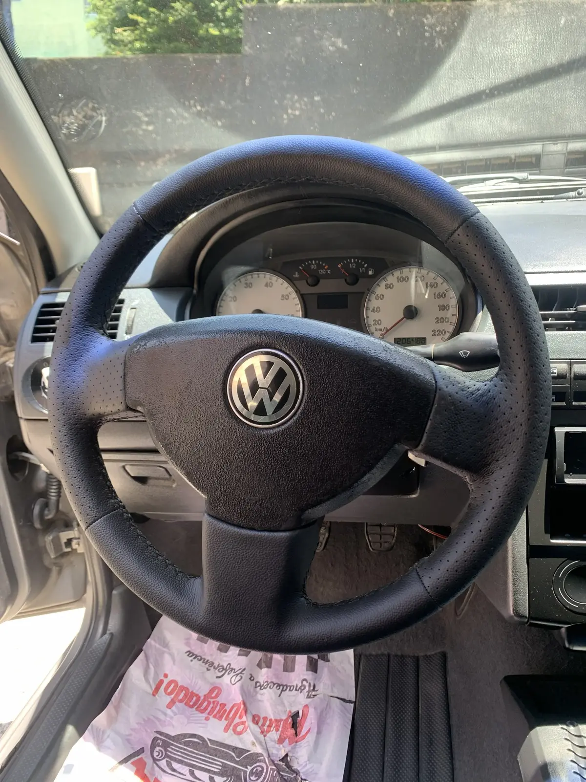 Volante Volkswagen Polo revestido