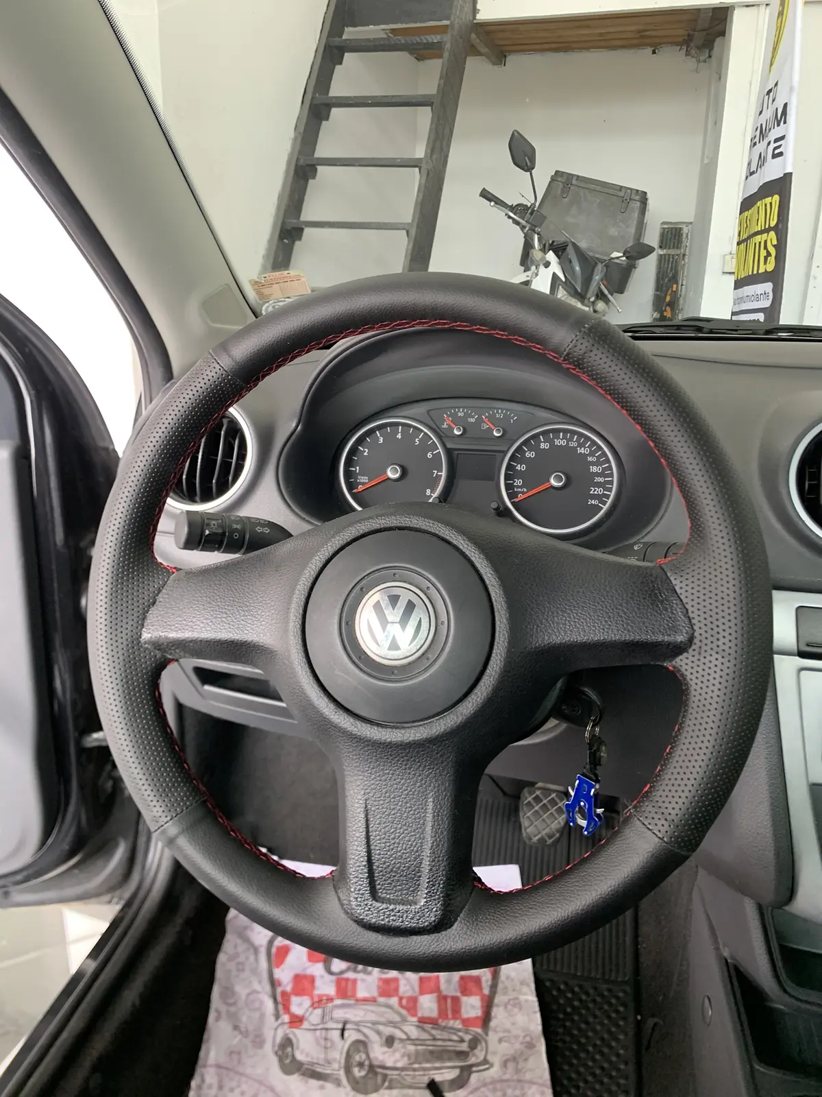 Volante Volkswagen Saveiro revestido